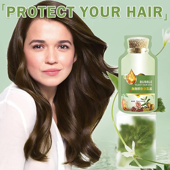 DAMUSI Bubble Plant Hair Dye