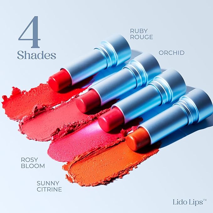 Tinted Lip Balm. Moisturizing Sheer, Buildable Lip Col 21oz