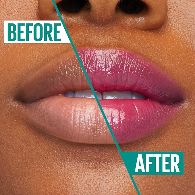 Maybelline Green Edition Balmy Lip Blush, Formulated With Mango Oil, Flare, Red Pink, 1 Count