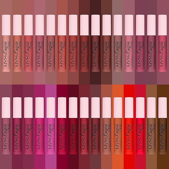 NYX PROFESSIONAL MAKEUP Lip Lingerie XXL Matte Liquid Lipstick - Pink Hit (Cool Toned Hot Pink)