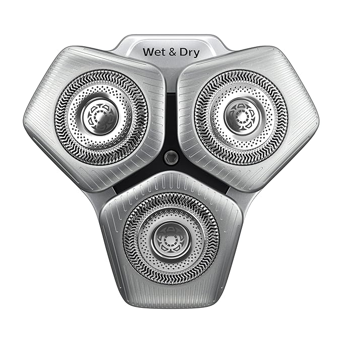 Philips Norelco Genuine SH91/52 Replacement Shaving Heads Compatible with Norelco Shaver Series S9000 and 9000 Prestige, Latest Version for Refreshed SH90/70, SH98/70, and SH98/80