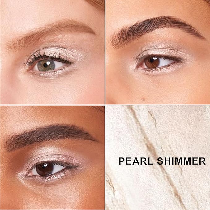 FV Cream Shimmer Eyeshadow Stick,Long Lasting & Waterproof, Multi-Use & High Pigment Eyeshadow Makeup Stick, Pearl Shimmer