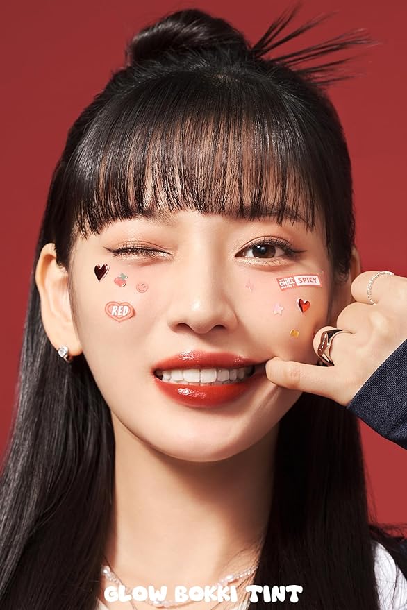 Glow Bokki Glossy Lip Tint, Korean Beauty (GB12 Honey Soy, 4.1 grams)