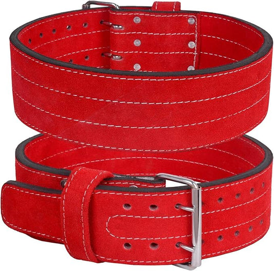Hawk Sports Double Prong Powerlifting Belt for Men 10mm Thick, 4" Wide