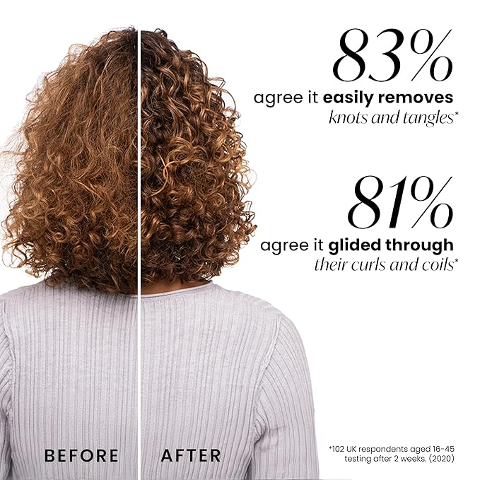 Tangle Teezer Ultimate Detangler Curly Hair Brush, Dry & Wet Hairbrush, Reduces Frizz & Breakage, for 3C to 4C Curly Hair Types, Aqua Green