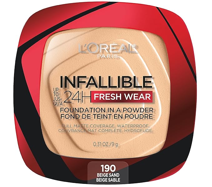 L'Oreal Paris Makeup Infallible Fresh Wear Foundation in Sand, . 0.31 oz