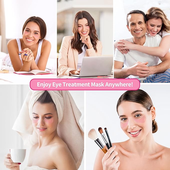 Breylee pink rose eye mask??30