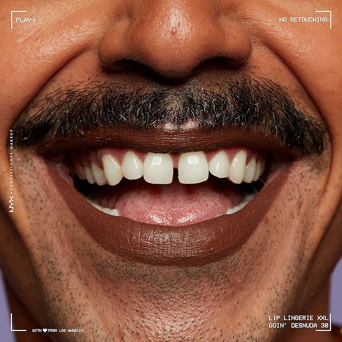 NYX PROFESSIONAL MAKEUP Lip Lingerie XXL Matte Liquid Lipstick - Goin Desnuda (Chocolate Brown)