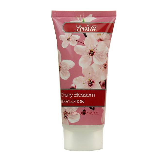 Spa Bath and Body - Spa Gift Baskets for Women & Girls, Cherry Fragrance, Spa Birthday Gift Includes Loofah Sponge, Bath Salt, Body Lotion, Soap Rose, Body Mist, Shower Gel Bubble Bath