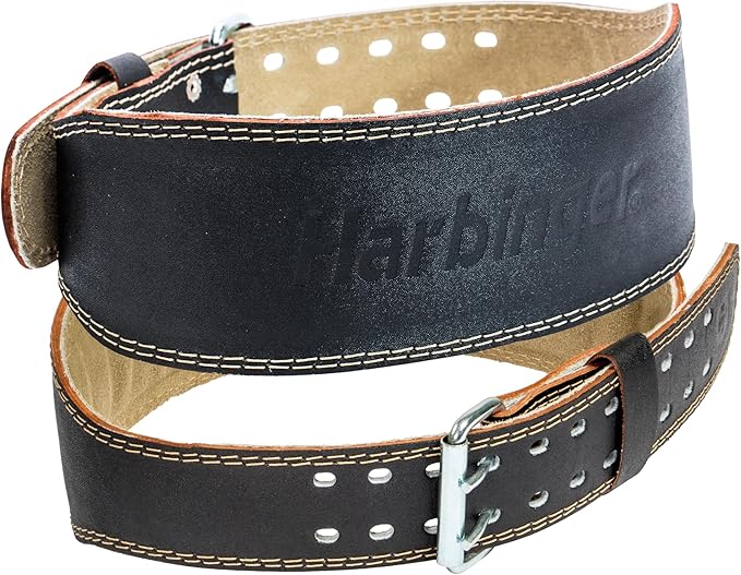 Harbinger Harbinger Padded Leather Belt Black