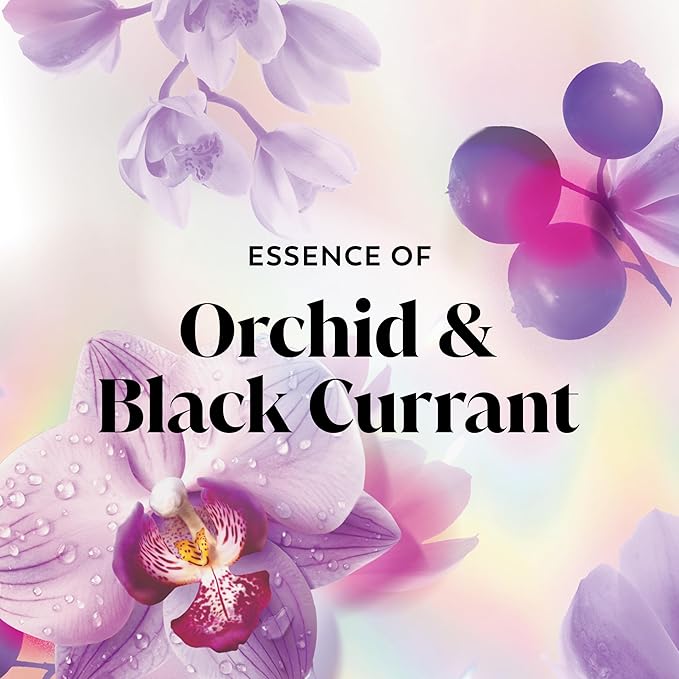 Olay Body Wash for Women, Fresh Radiance, Refreshing & Renewing, Made with Plant Based Cleansers, B3 Botanical Complex, For All Skin Types, Orchid & Black Currant Scent, 22 fl oz (Pack of 4)