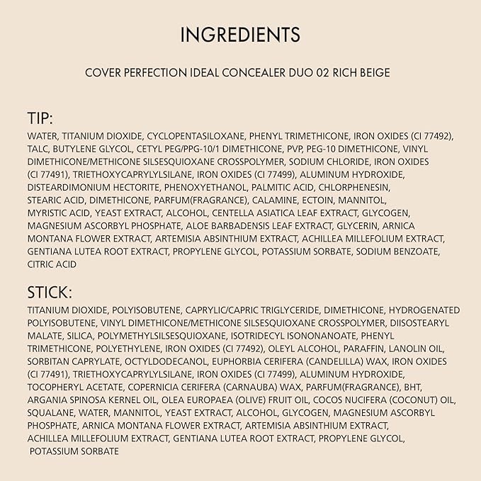 THESAEM Cover Perfection Ideal Concealer Duo (#2 Rich Crease-Proof Concealer