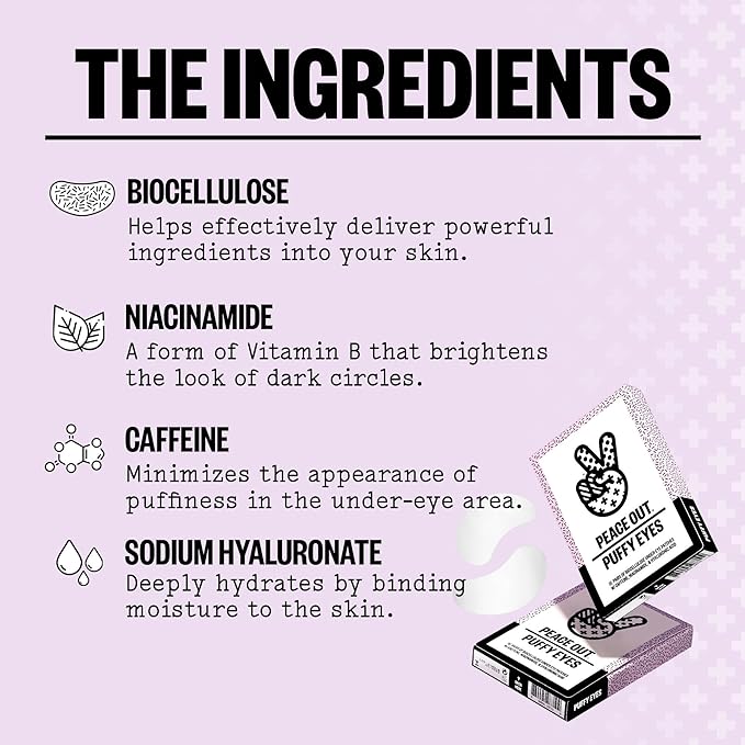 Peace out skincare puffy eyes,