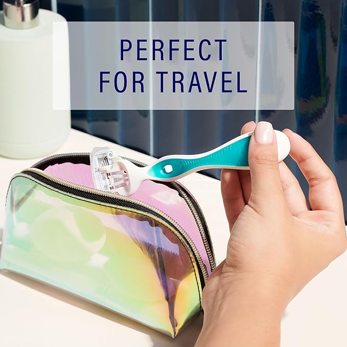 Schick Hydro Silk Sensitive Skin Disposable Razors for Womens, 6 Count (Pack of 2)