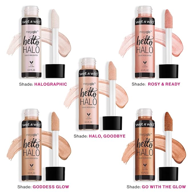 wet n wild MegaGlo Hello Halo Liquid Highlighter Halo, Goodbye