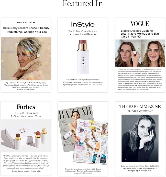 Ogee Sculpted Face Stick (PEARL - PEARLESCENT PEONY Highlighter Stick