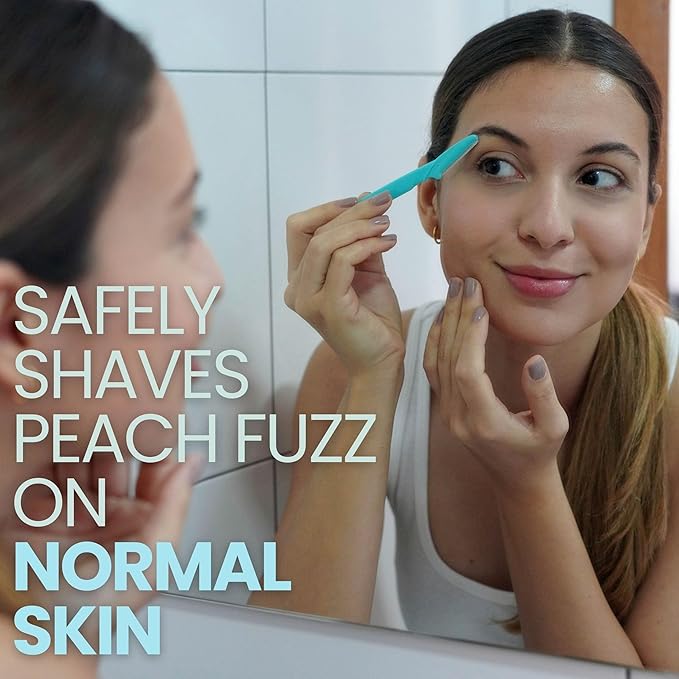 Dermaplane Oil for Women with Normal Skin - Lightweight Face Shaving Oil, Natural Facial Shave Oil, Use with a Dermaplaning Tool, Razor, Shaver or Microblade for Close Shave 4oz by Ouiloe