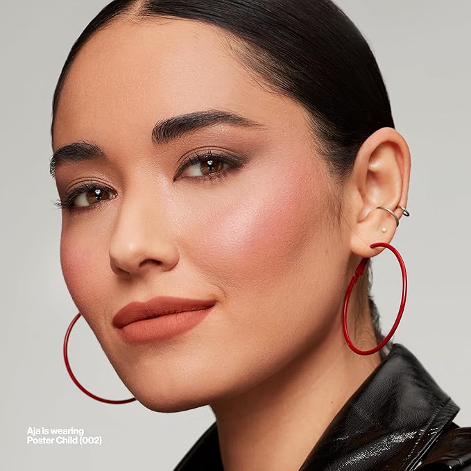 Revlon ColorStay Limitless Matte Liquid Lipstick, Vegan Formula, No-Budge, Longwear Lip Color, Long Lasting, Lightweight/Comfortable, Waterproof, 002 Poster Child, 0.17 fl oz