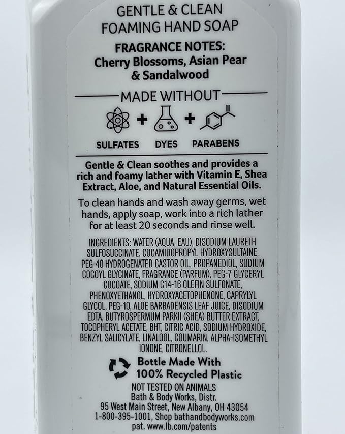 Bath and Body Works Kitchen Favorites Gentle & Clean Foaming Hand Soap, 8.75 fl. oz. (Variety, 5-Pack)