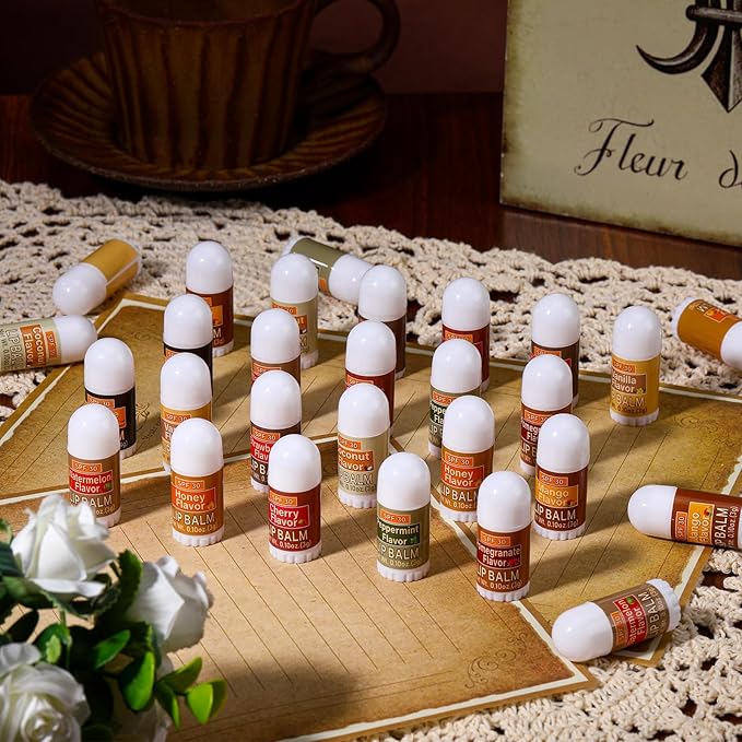 100 Pcs Mini Sunscreen Lip Balms