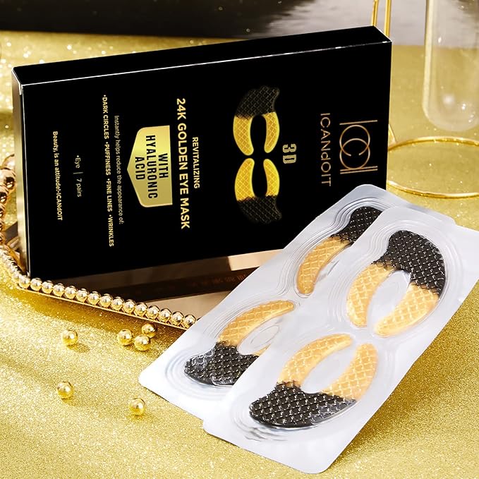 Icandoit 24k gold eye mask