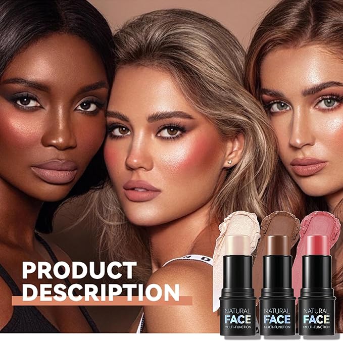 Highlighter Contour Stick, Milk Makeup Contour, Blush Sticks, Stick, 06#ESPRESSO