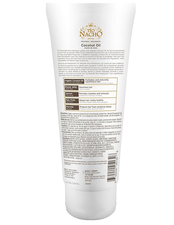 Tio Nacho Coconut Oil Treatment Value Pack, 7 Fl Oz (Pack of 3)