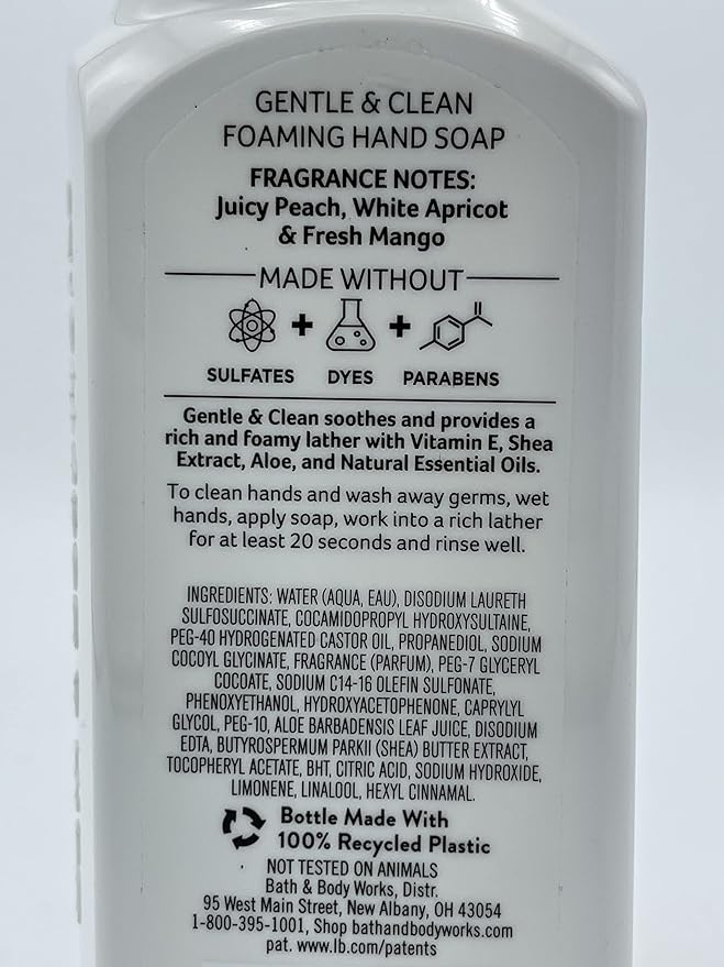 Bath and Body Works Kitchen Favorites Gentle & Clean Foaming Hand Soap, 8.75 fl. oz. (Variety, 5-Pack)