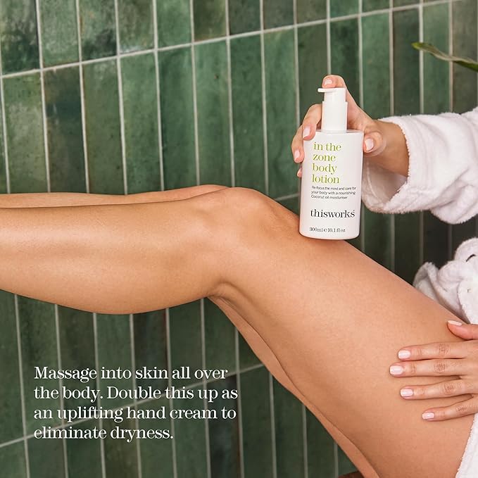 THISWORKS In The Zone Body Lotion, Natural Therapeutic Lotion, 300ml, 10.1 fl. oz