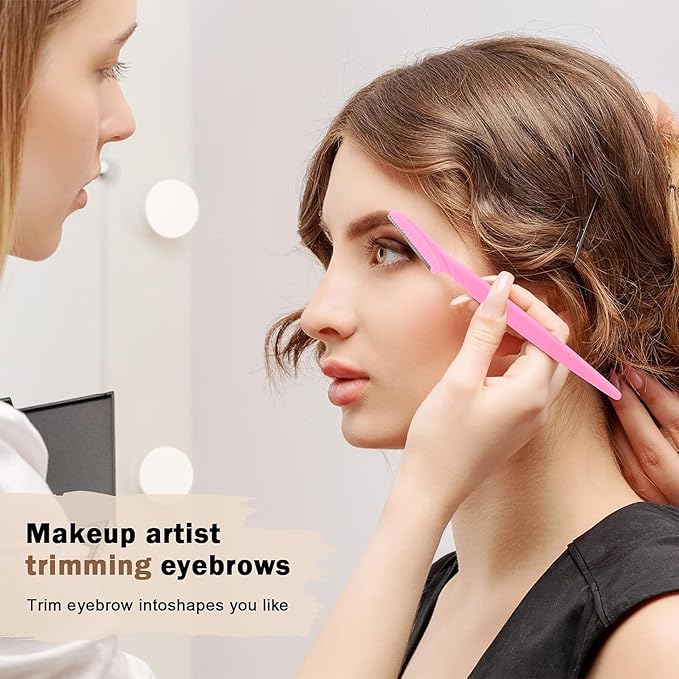 66PCS Eyebrow Razor Multipurpose Exfoliating Dermaplaning Tool for Face Facial and Eyebrow Shaper with Precision Cover for Women Men Easy to Use (66PCS)