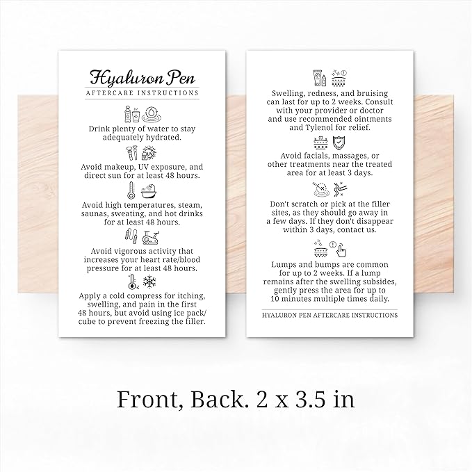 100 Pack - Premium Hyaluron Pen Supplies