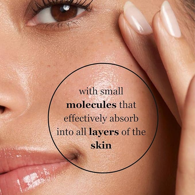 Ultimate Hydration & Anti-Aging Hyaluronic-Acid Facial Serum | with CoQ10, Vitamin B, Vitamin C & Chamomile Extract | Soothing, Plumping & Renewing | For Sensitive Skin | Non greasy 1 fl oz