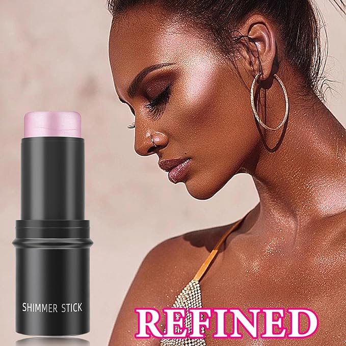 Cream Contour Stick,Shimmer Stick Long Lasting Non-greasy Cream Women(01#)