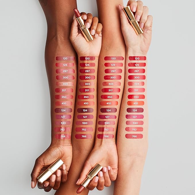 L'Oreal Paris Colour Riche Original Creamy, Hydrating Satin Lipstick with Argan Oil and Vitamin E, Volcanic , 1 Count