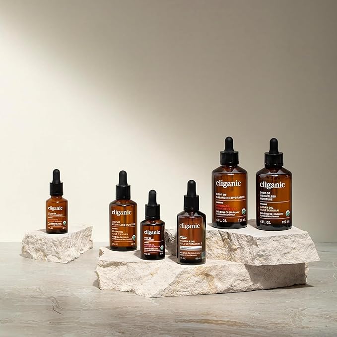 Cliganic 100% Pure Vitamin E Oil for Skin, Hair & Face - 30,000 IU, Non-GMO Verified | Natural D-Alpha Tocopherol (Packaging May Vary)