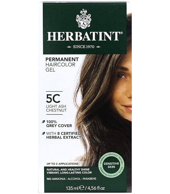 Herbatint Permanent Haircolor Gel, 5C
