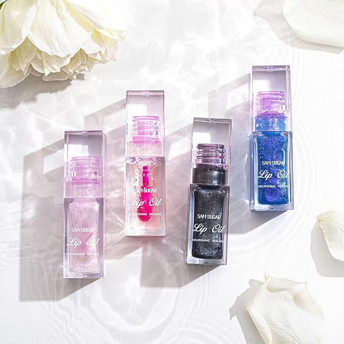 3 Colors Bossup Color Changing Lip Oil,Magic Color Lip