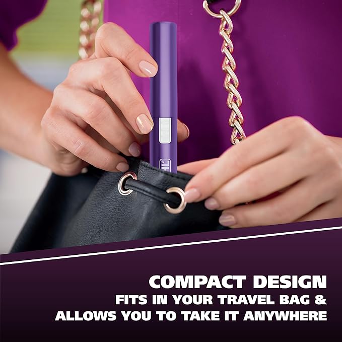 Wahl Clean & Confident Female Battery Pen Trimmer with Rinseable Blades for Eyebrows, Facial Hair, & Light Grooming- Hygienic Grooming & Easy Cleaning with Battery Included - Model 5640-100