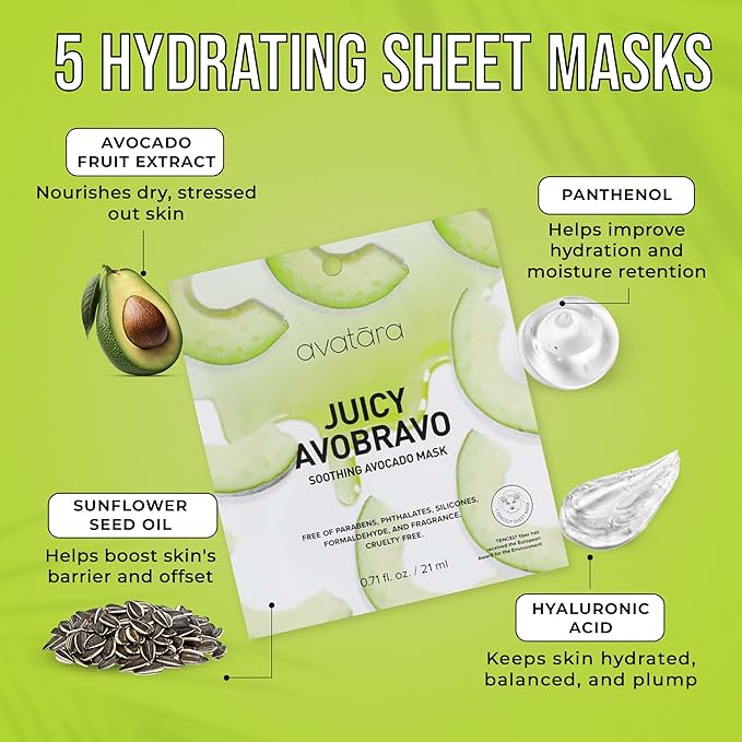 Avatara Juicy Avobravo Soothing Facial Mask