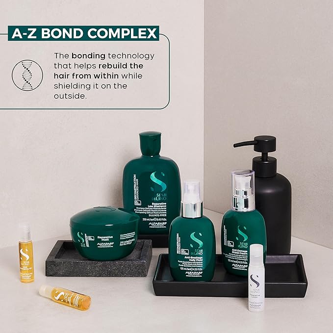 Alfaparf Milano Semi di Lino Reconstruction Reparative Lotion Treatment - Hair Repair for Damaged Hair, Adds Shine, Softness and Body - Thermal Protection - Anti Hair Breakage (6 Vials/2.64 oz)