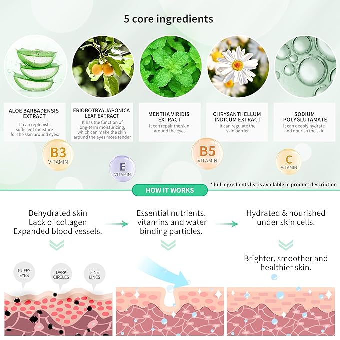 Breylee aloe vera eye masks??60