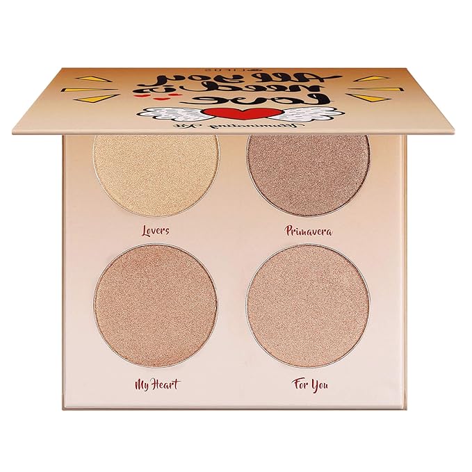 Highlighter Palette,Highlighter Makeup Palette, Glow Bronzer Highlighter Powder makeup palette