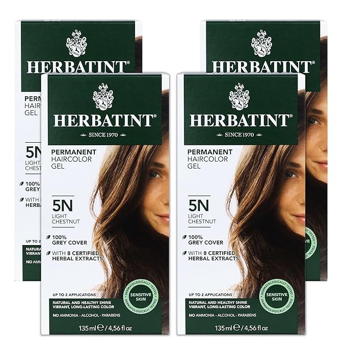 Herbatint Permanent Haircolor Gel, 5N