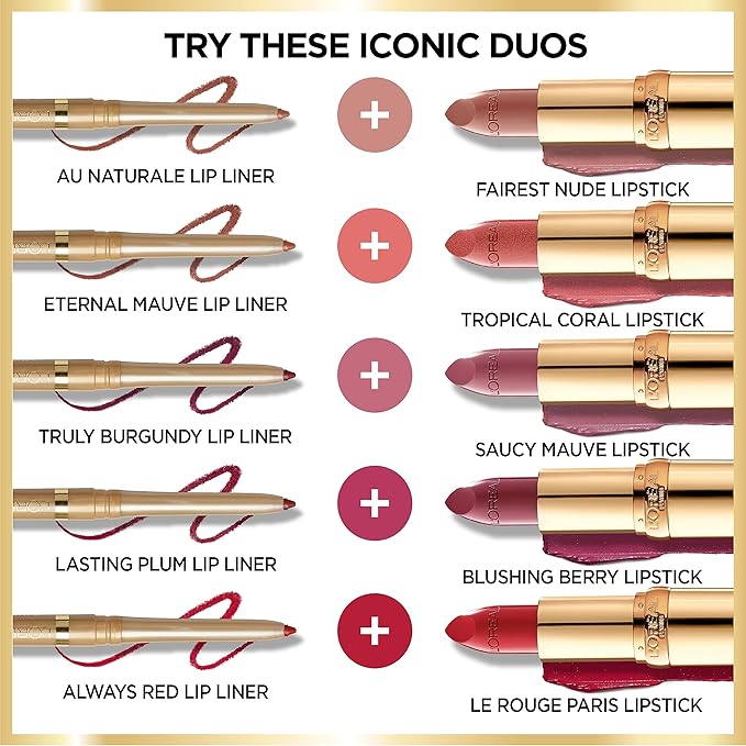 L’Oréal Paris Colour Riche Original Creamy, Hydrating Satin Lipstick with Argan Oil and Vitamin E, Cinnamon Toast , 1 Count