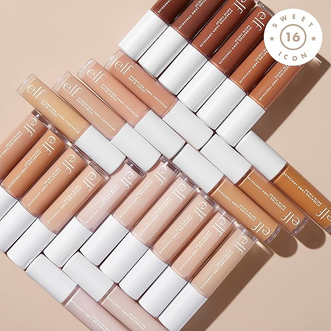 e.l.f. Hydrating Camo Concealer - Lightweight, Full Coverage, 25 Shades