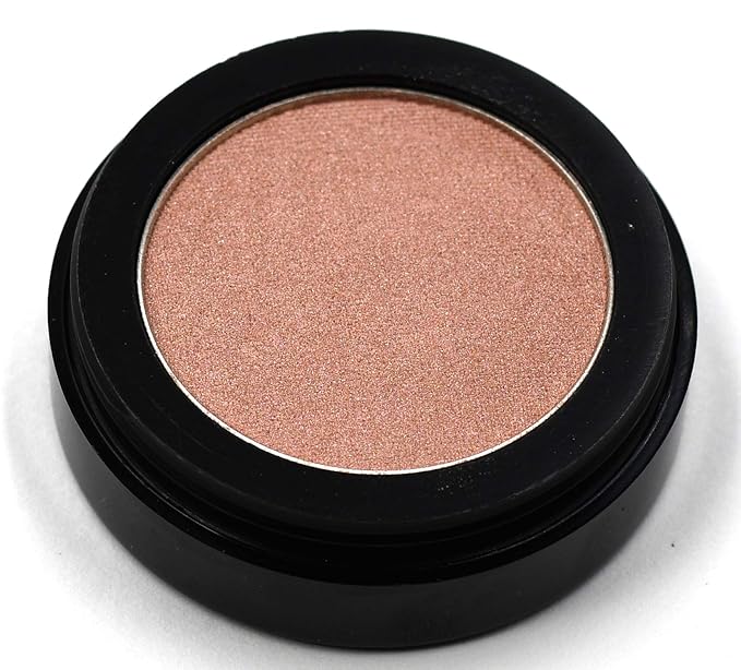 Champagne Frost Golden Glow Shimmering Shimmer Pressed Powder Single Vegan Eyeshadow; Talc, Paraben & Cruelty Free