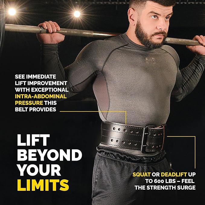 5mm Premium Weight Lifting Belt - 100% Genuine