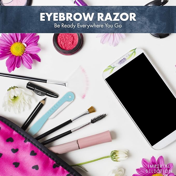 Eyebrow Razor | Facial Hair Remover Women | Dermaplaning Blades for Face | Eyebrow Hair Remover | Shaper & Razors Women | Free Eyebrow Pencil Black