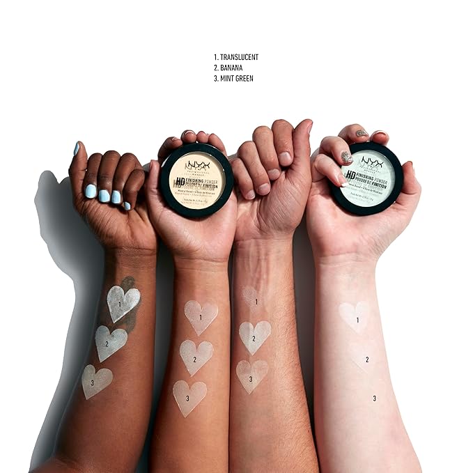 NYX PROFESSIONAL MAKEUP HD Finishing Powder, Pressed Setting - Translucent