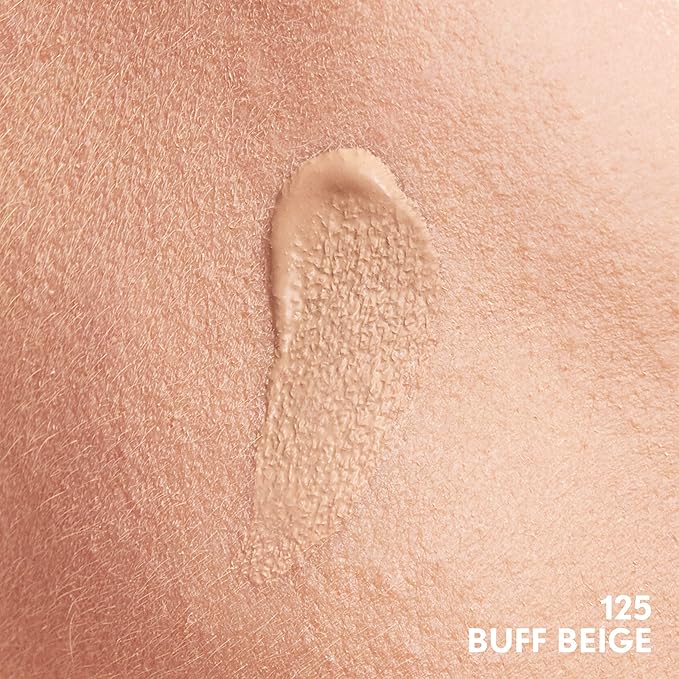COVERGIRL Clean Invisible Foundation Makeup, Dewy & Glowy Natural Finish, Buildable Coverage, Skin-Like Smooth Look, Vegan, Buff Beige, 1oz